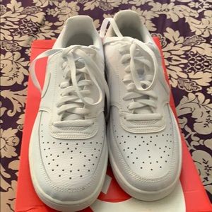Womens Nike court vision low tennis shoes
